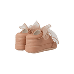 Donsje Lonny baby sneakers in Rose Dawn Classic Leather, rear view
