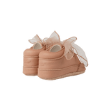 Donsje Lonny baby sneakers in Rose Dawn Classic Leather, rear view
