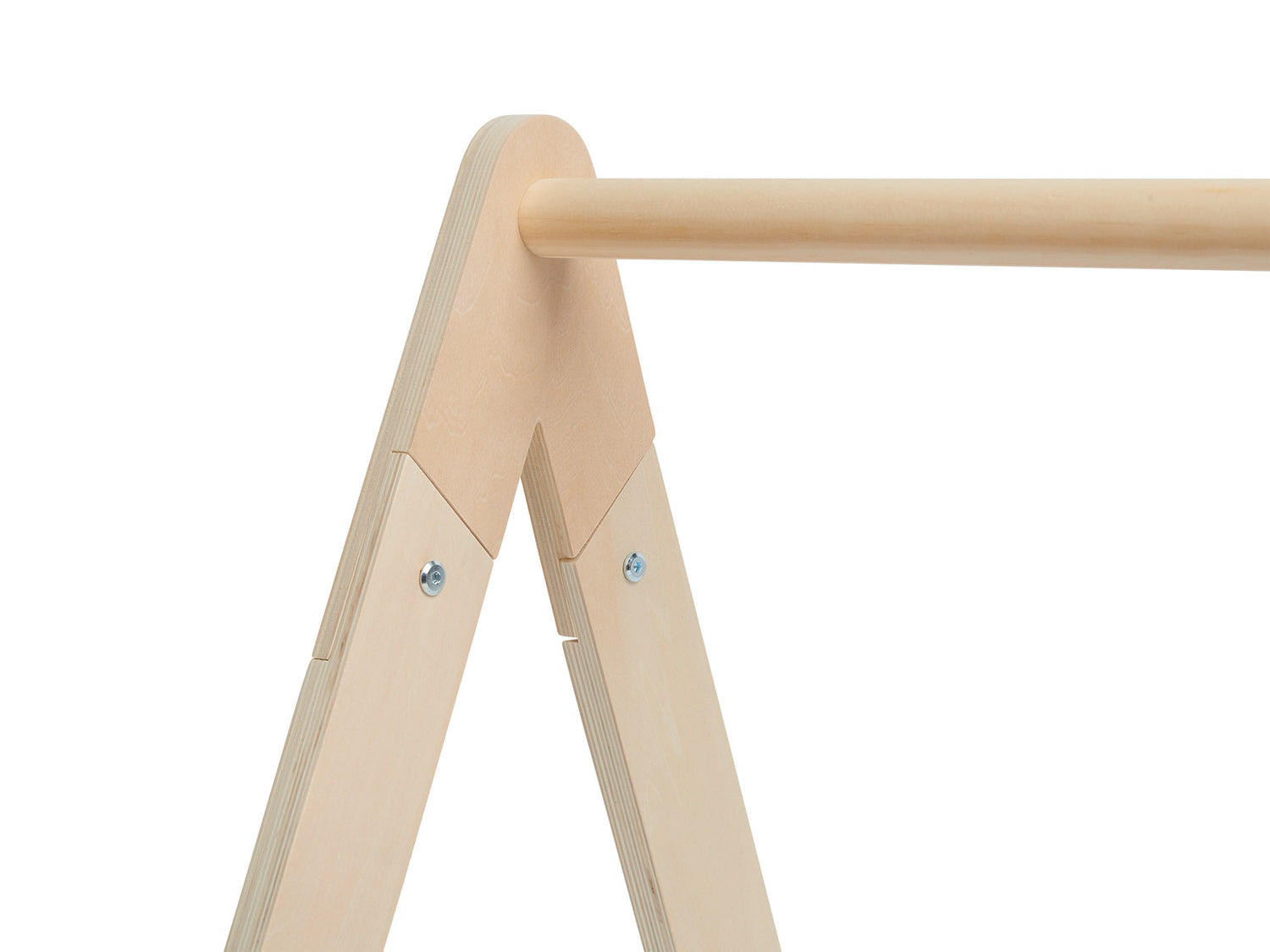 Jollein wooden baby gym close up