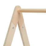 Jollein wooden baby gym close up