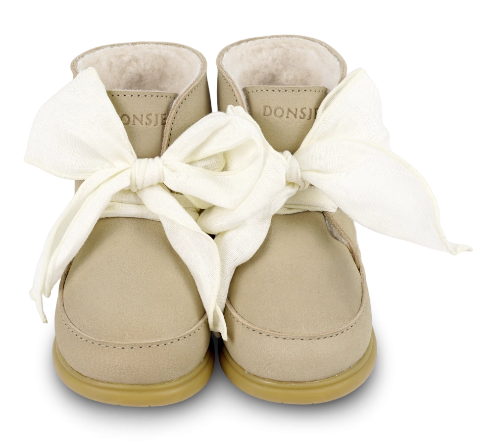 Donsje | Toddler Shoes Wisi Organza - Taupe Nubuck