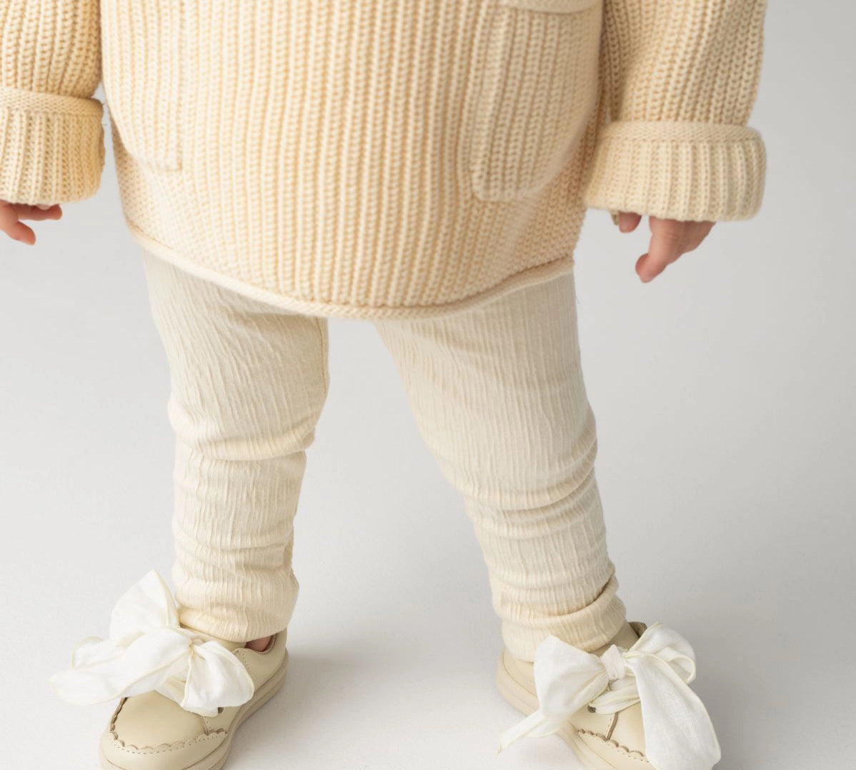 Donsje | Toddler Shoes Brookli Sneakers - Cream Leather