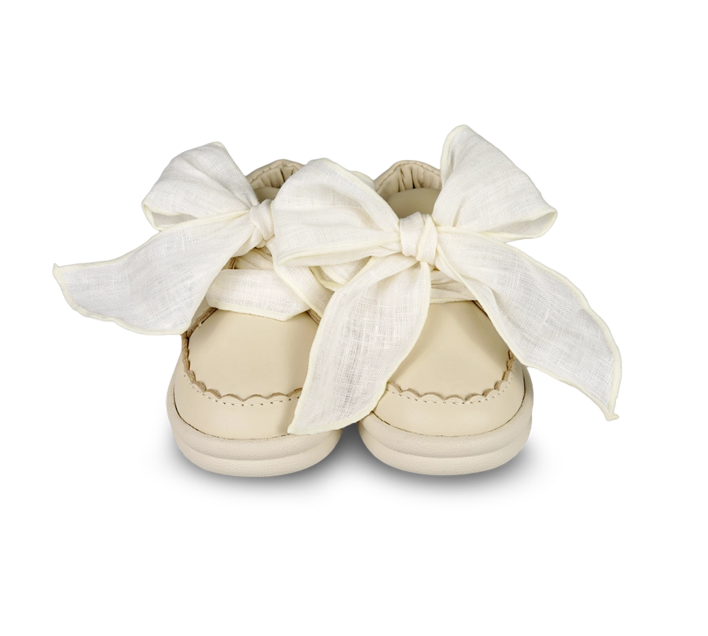 Donsje | Toddler Shoes Brookli Sneakers - Cream Leather