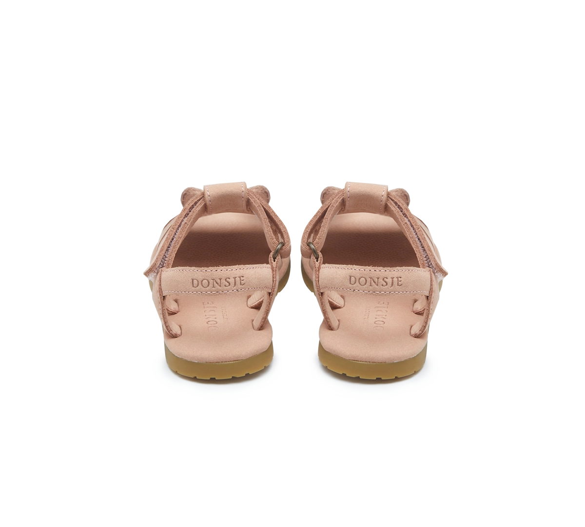 Donsje | Toddler Shoes Hilley Sandals Bride - Coral Betting Leather
