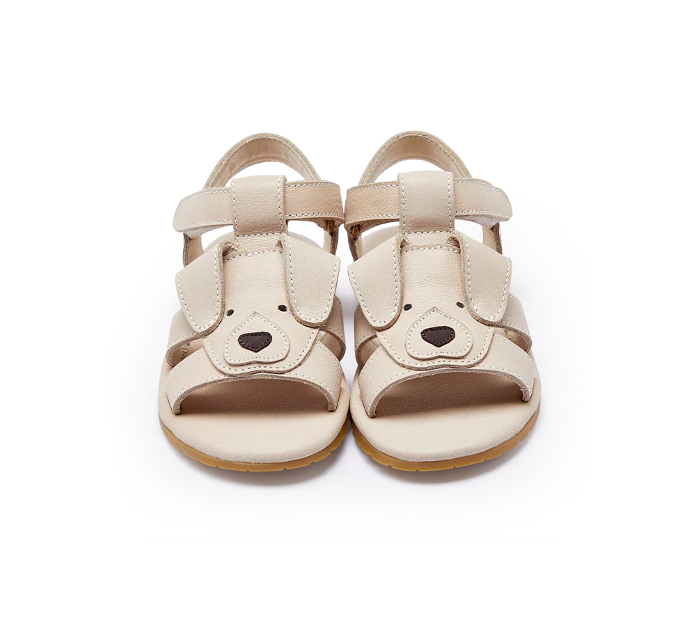 Donsje - Toddler Shoes Mhalo Sandals Golden Retriever - Ivory Leather