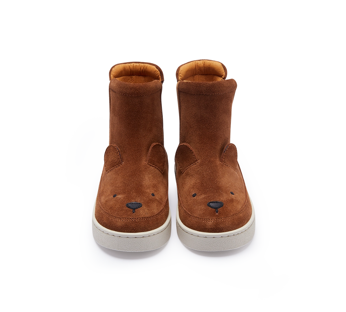 Donsje | Toddler Shoes Thamo Boots Bear - Cognac Suede