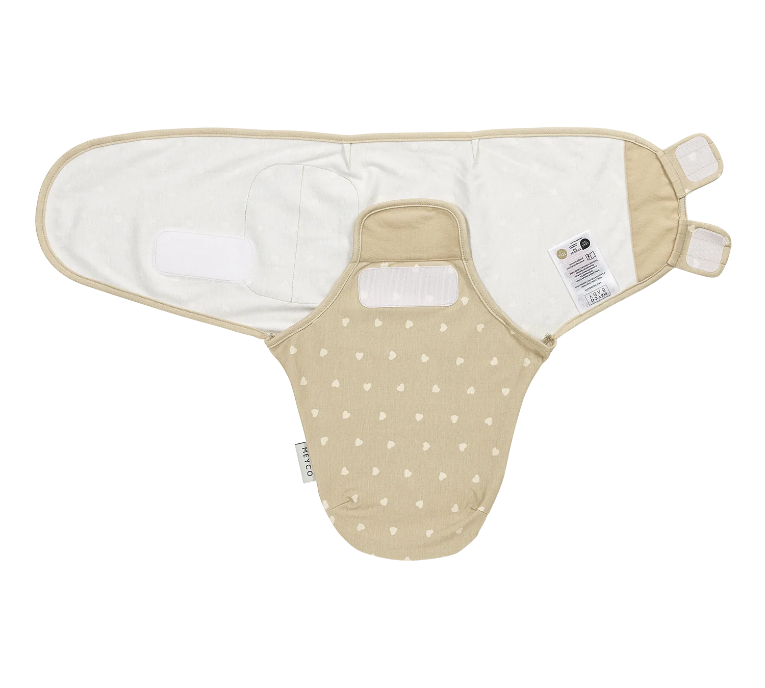 Meyco - Swaddle - Sweet Heart Soft Sand