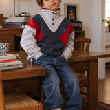 Cos I Said So - Button Up Sweater - Colour Block