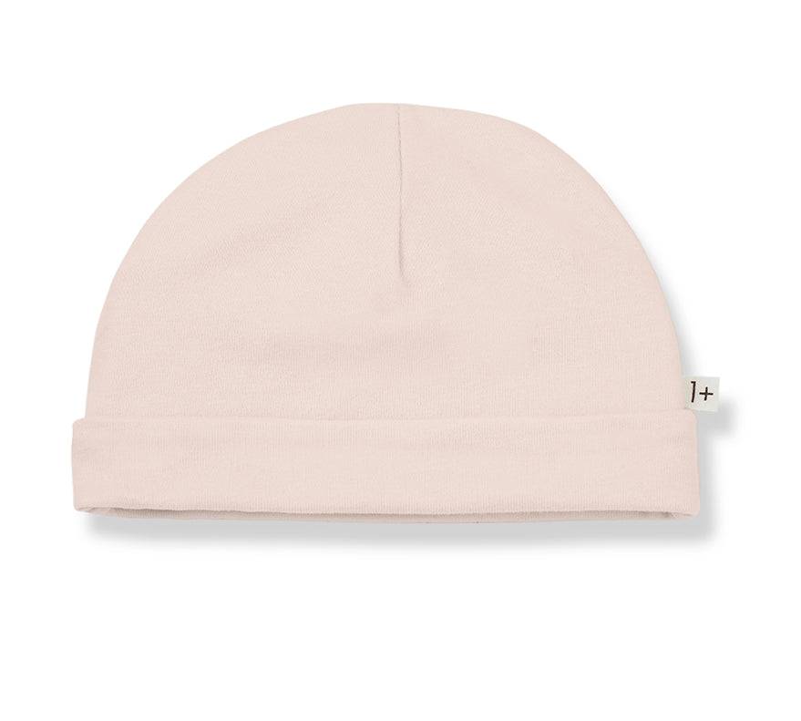 1+ In the Family baby hat Nuc in Blush color