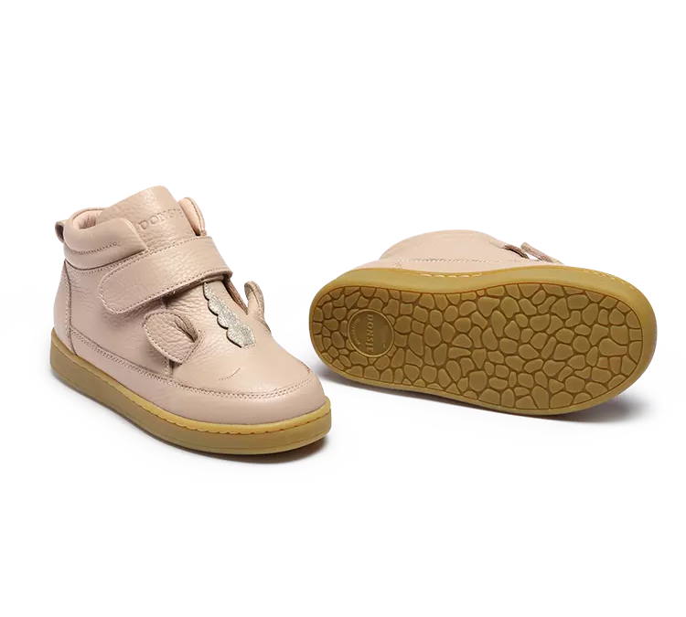 Donsje | Kids Shoes Qika Unicorn - Light Rose Leather