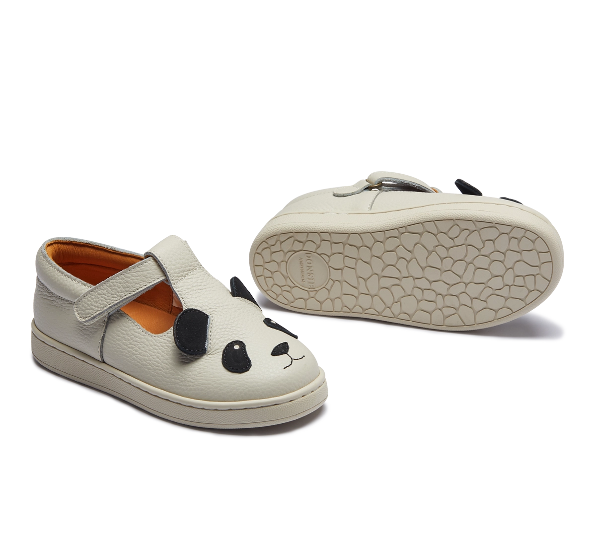 Donsje | Kids Shoes Sunni Panda - Off White Leather
