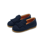 Donsje | Kids Shoes Yaell Loafers - Navy Nubuck
