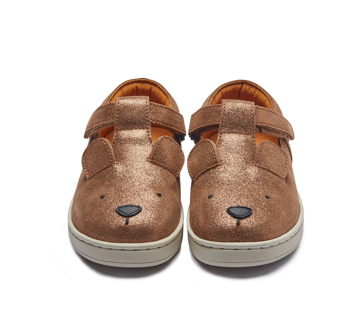 Donsje | Kids Shoes Esterre Bear - Bronze Metallic Leather