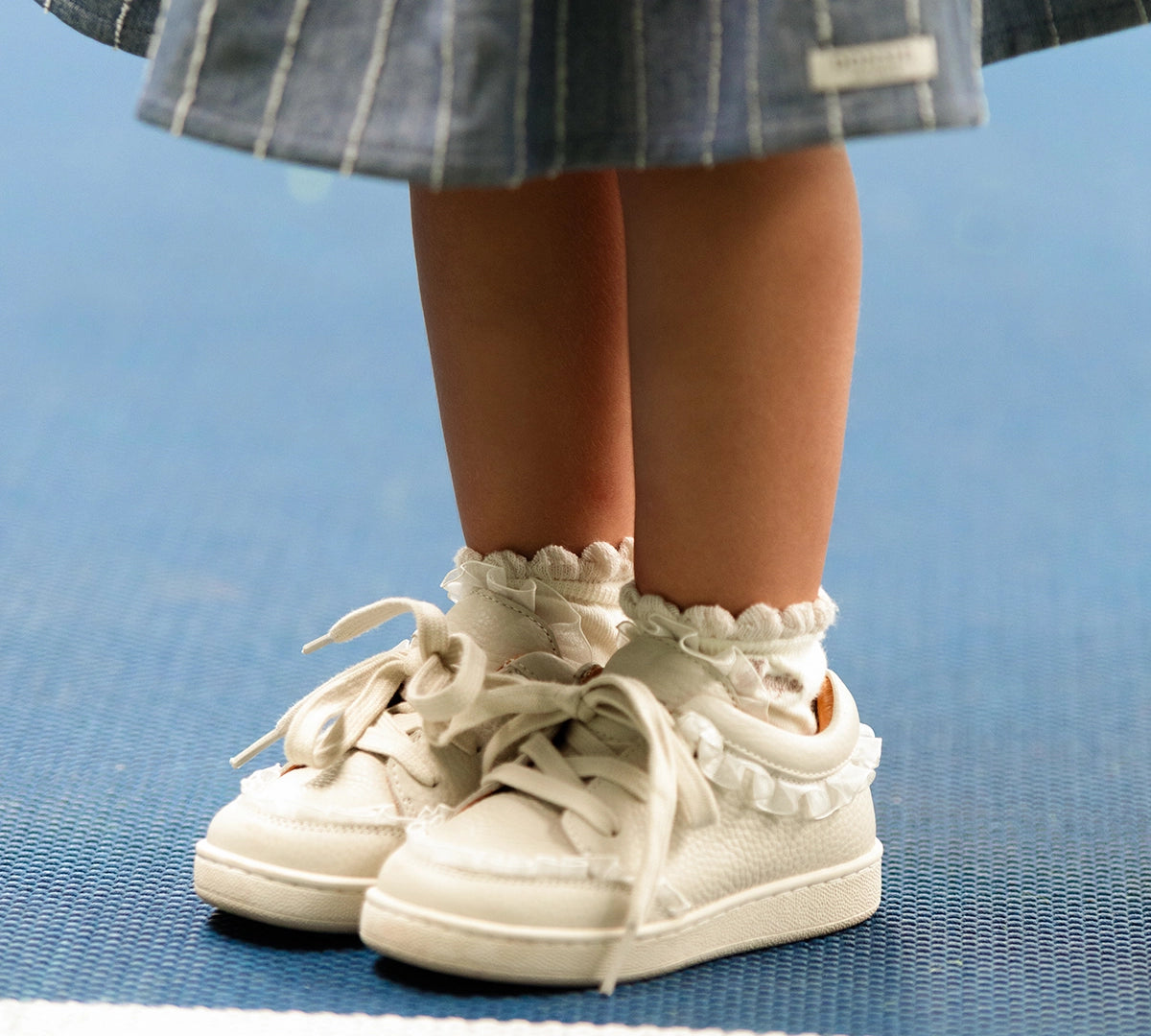 Donsje - Kids Shoes Lisel Sneakers - Off White Leather