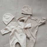 1+ In the family | Abel Newborn Onesie - Beige