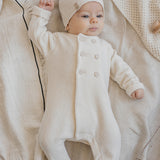 1+ In the family | Abel Newborn Onesie - Ecru