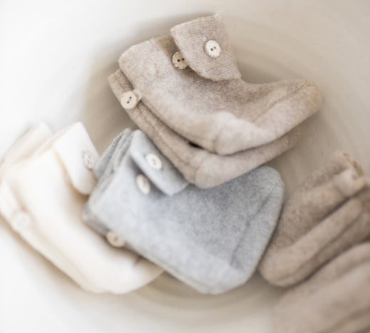 1+ In The Family | Noemie Baby Socks - Ecru