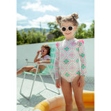 Pepita & Me | Swimsuit Wings Longsleeve - Azulejo