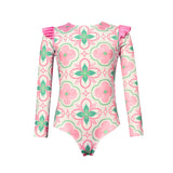 Pepita & Me | Swimsuit Wings Longsleeve - Azulejo