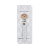 1+ In The Family | Aina Pacifier Clip - Misty Blue