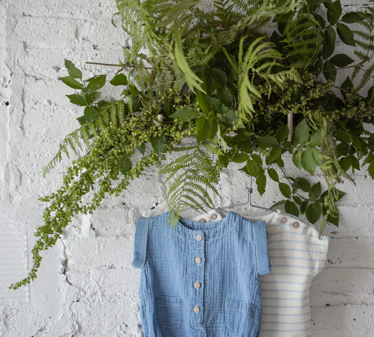 1+ In The Family | Tomaso Top Short Sleeves - Misty Blue