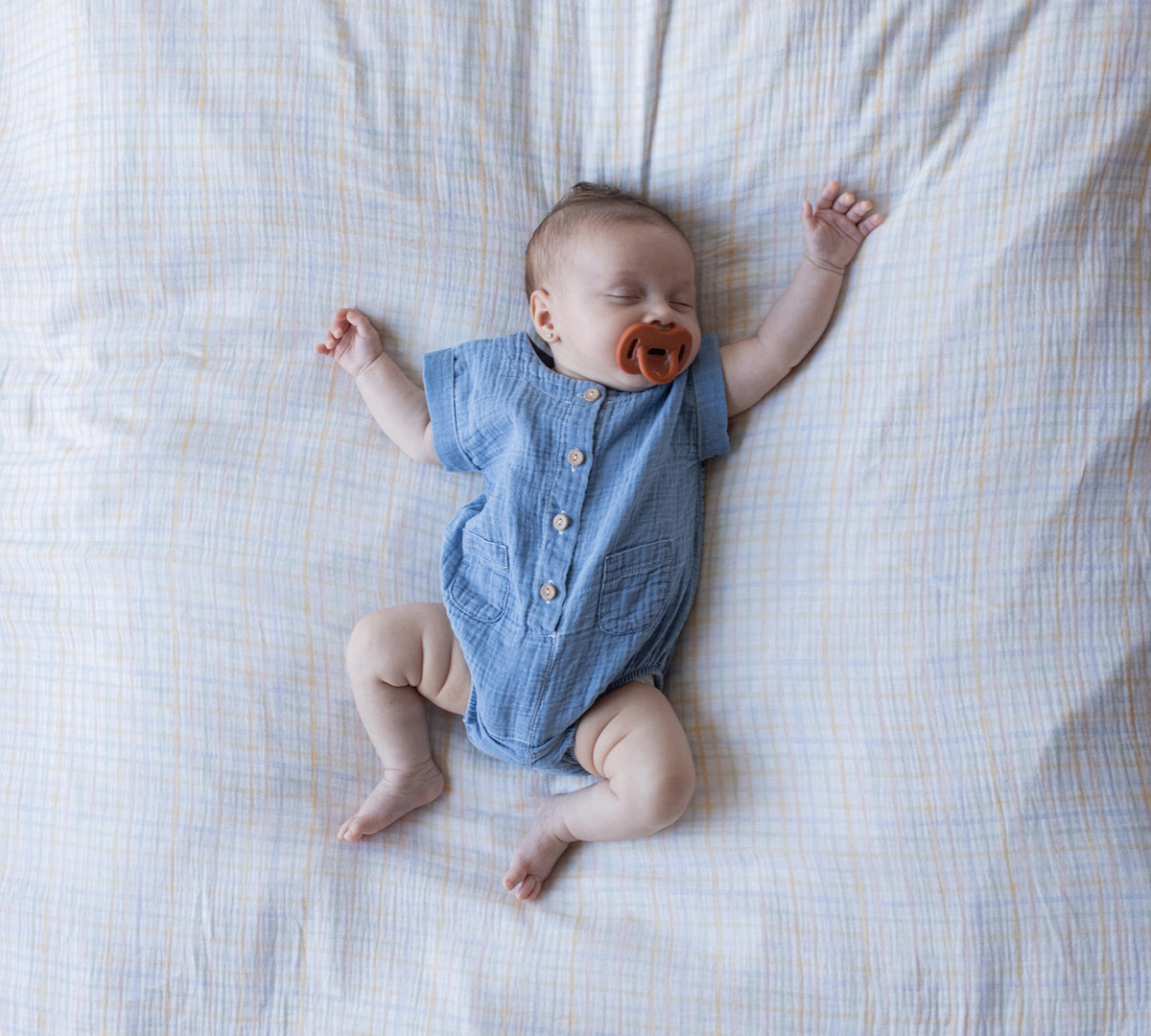 1+ In The Family | Carlo Romper - Denim