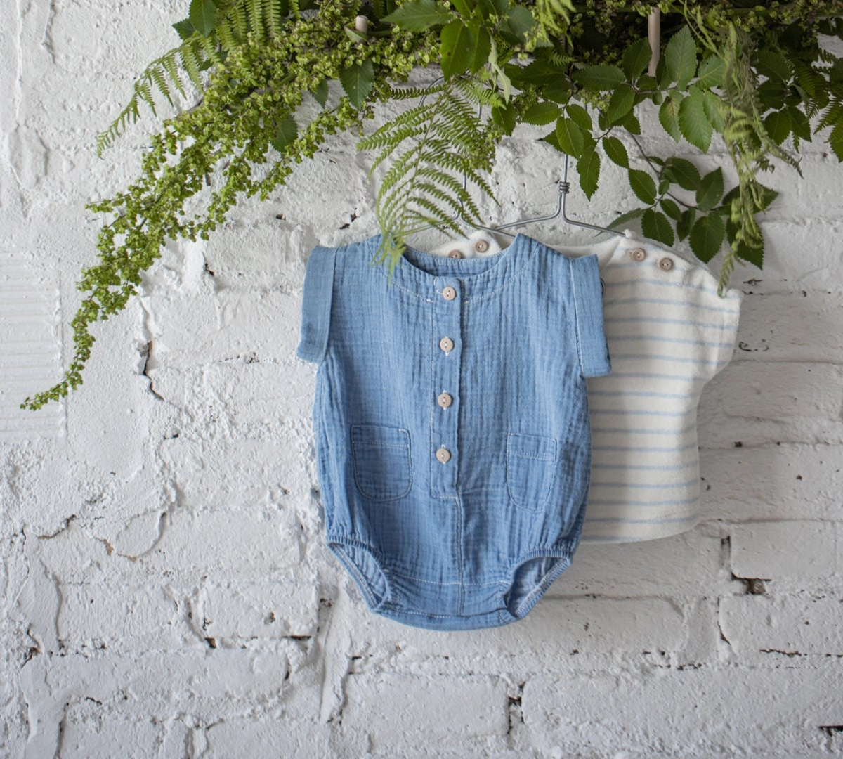 1+ In The Family | Carlo Romper - Denim