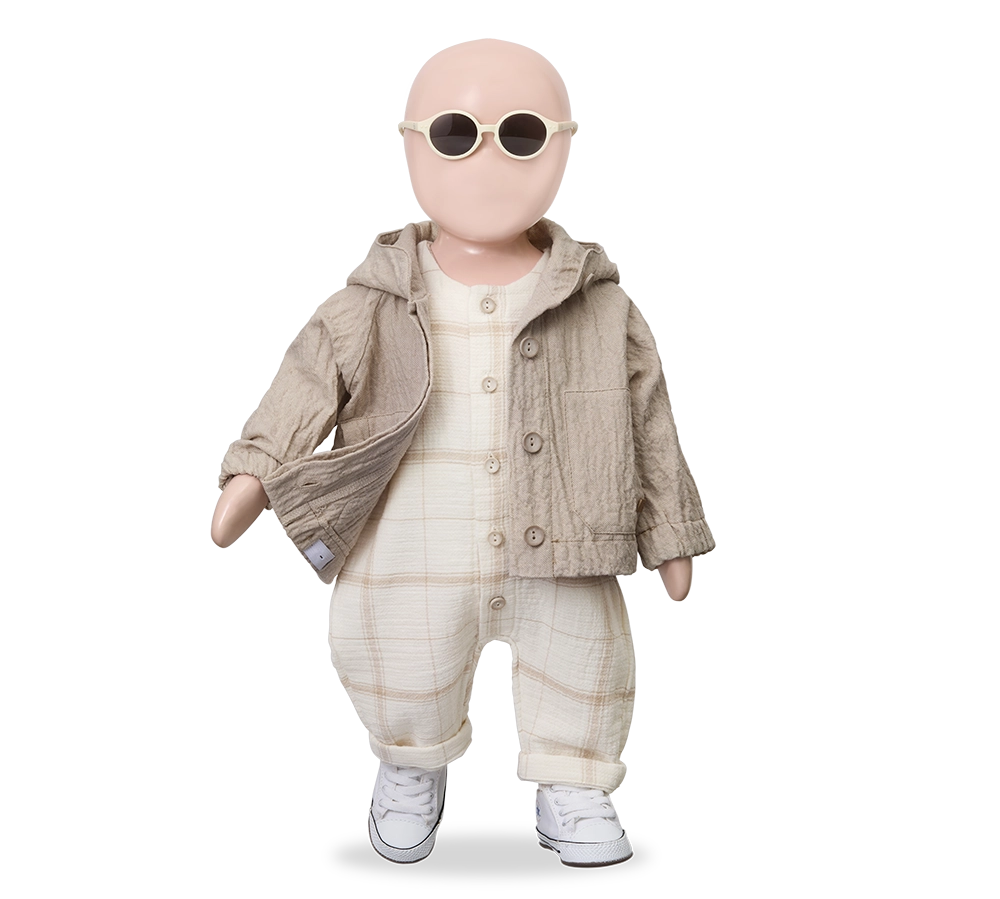 1+ In The Family | Ciro Onesie - Beige