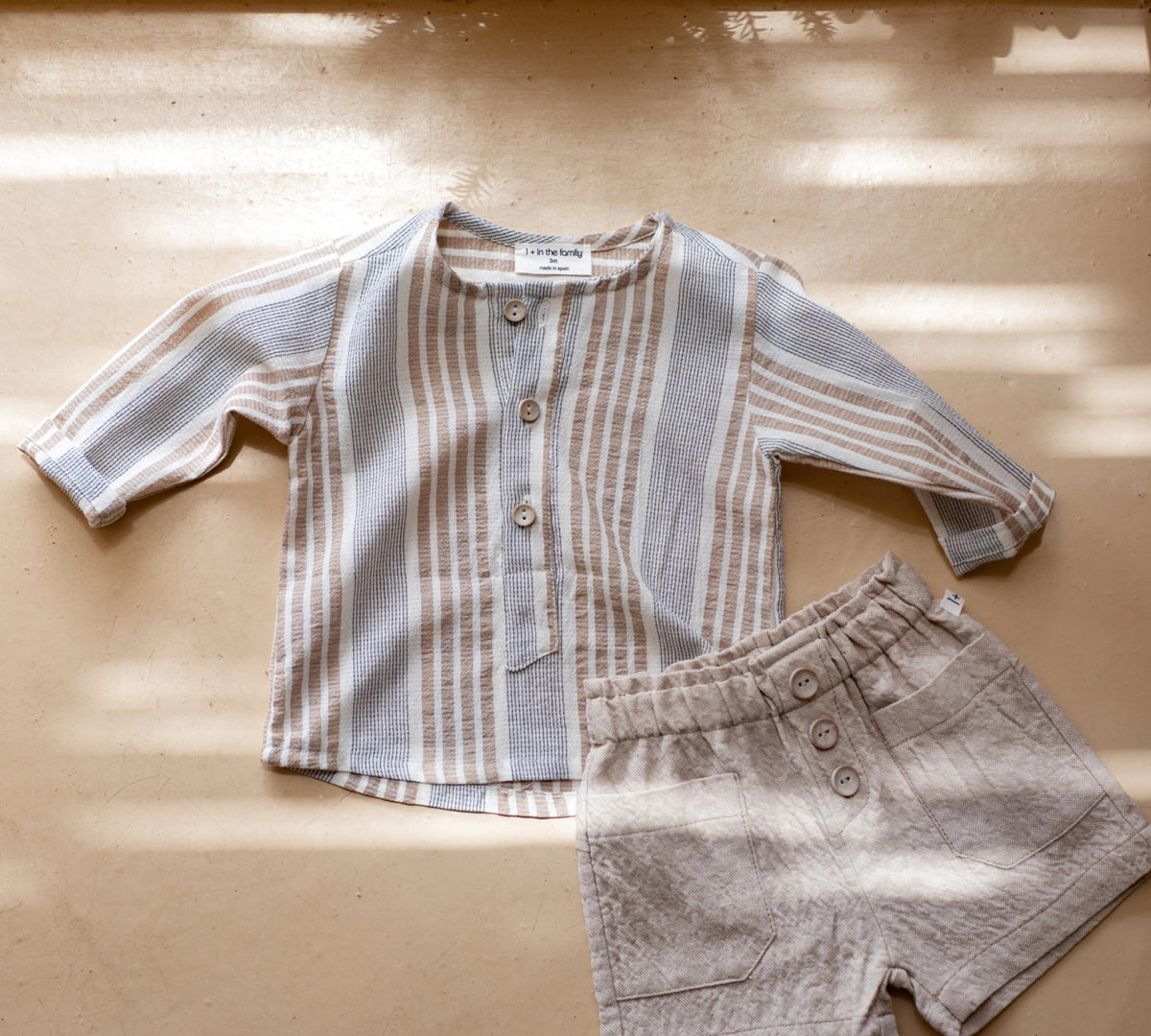 1+ In The Family | Jofre Bermuda Shorts - Beige