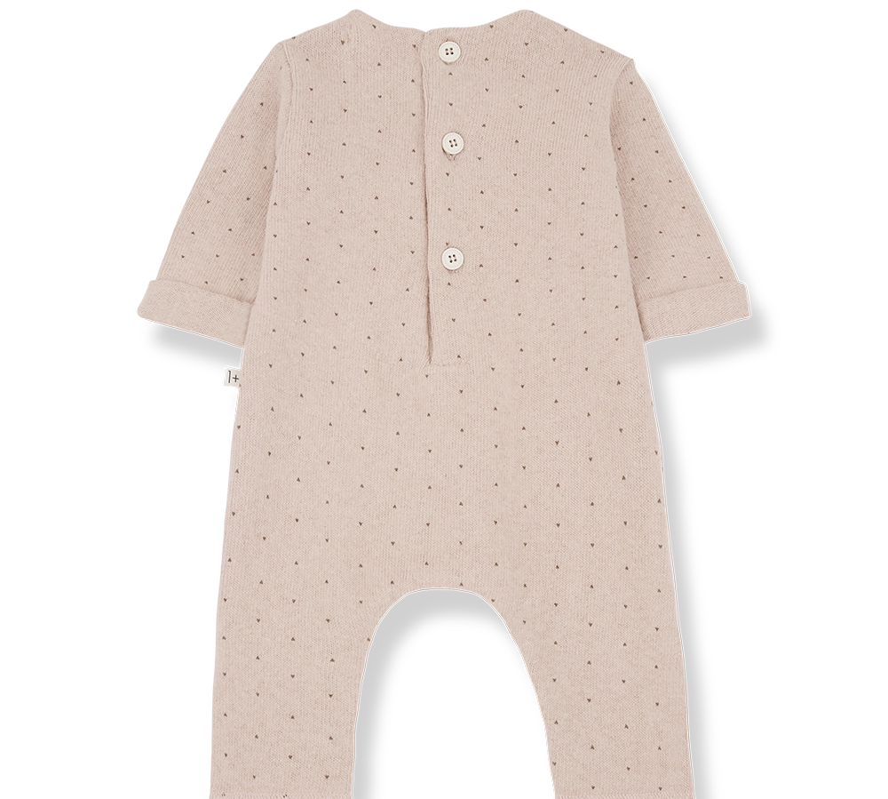 1+ In The Family | Margot Newborn Onesie - Nude