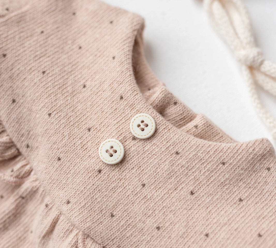 1+ In The Family | Margot Newborn Onesie - Nude