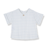 1+ In The Family | Santorini Top Short Sleeves - Misty Blue