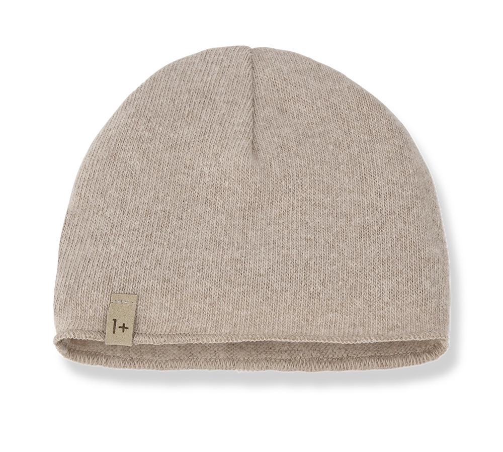 1+ In The Family Angers Baby Beanie in Beige