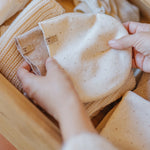 1+ In The Family Angers Baby Beanie in Beige