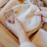 1+ In The Family Angers Baby Beanie in Beige