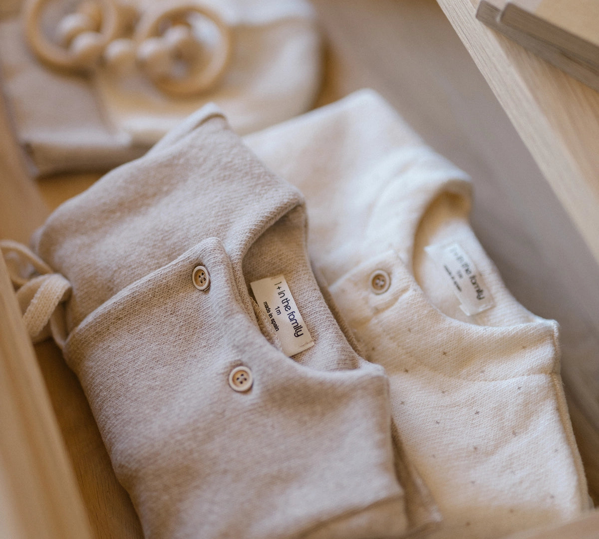 1+ In The Family Havre Jumpsuit with Feet in Beige