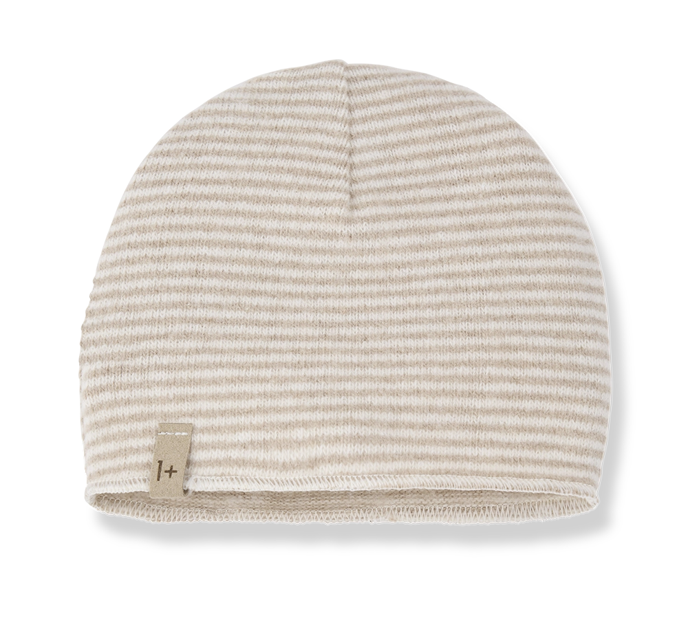 1+ In The Family Honore Baby Beanie in Beige