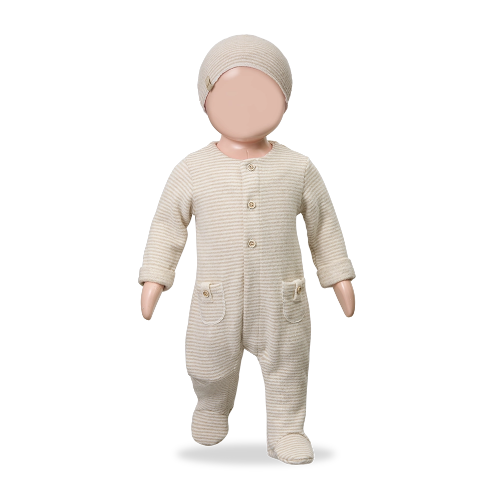 1+ In The Family Honore Baby Beanie in Beige