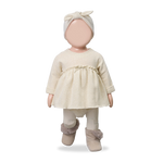 1+ In The Family Conques Dress with Body in Ecru