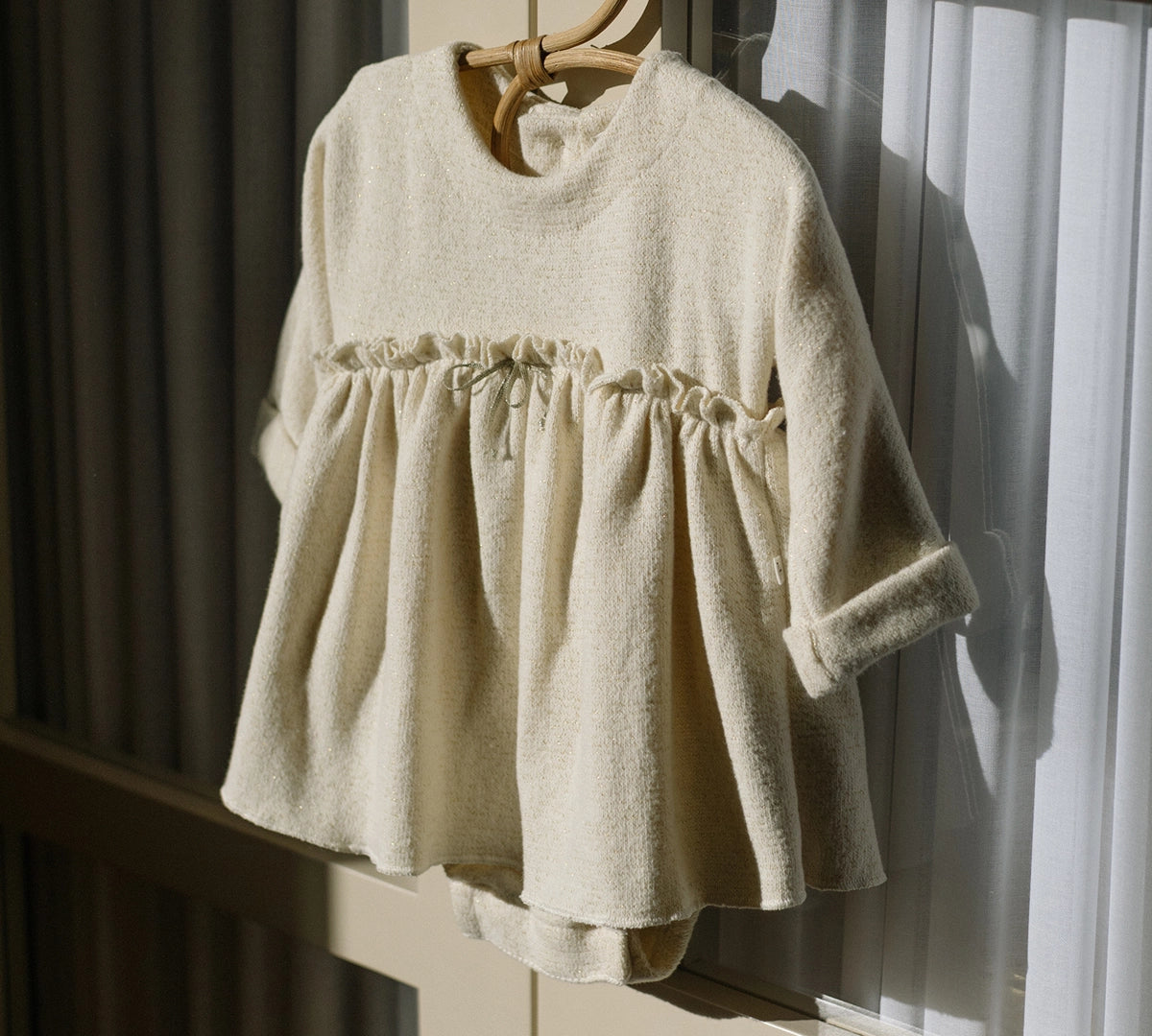 1+ In The Family Conques Dress with Body in Ecru