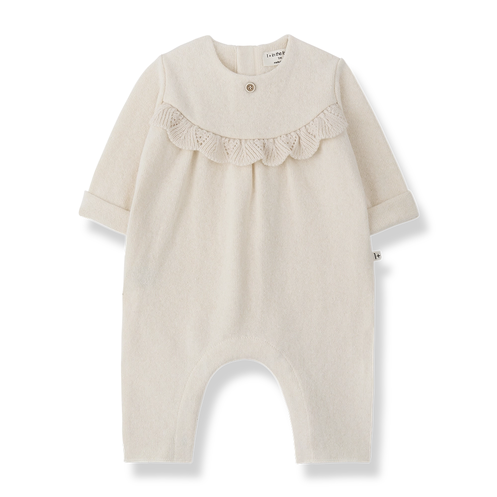 1+ In The Family Merignac Jumpsuit in Ecru