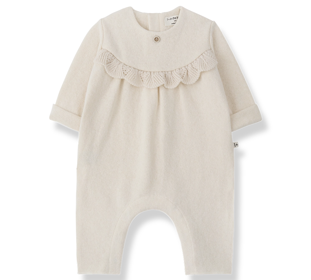 1+ In The Family Merignac Jumpsuit in Ecru