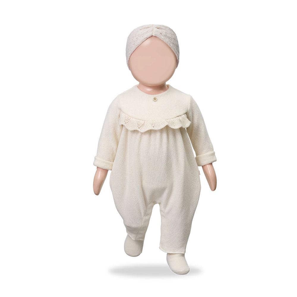 1+ In The Family Merignac Jumpsuit in Ecru