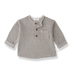 1+ In The Family Nuoro Shirt in Dark Taupe