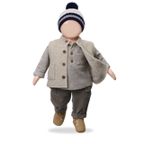 1+ In The Family Nuoro Shirt in Dark Taupe