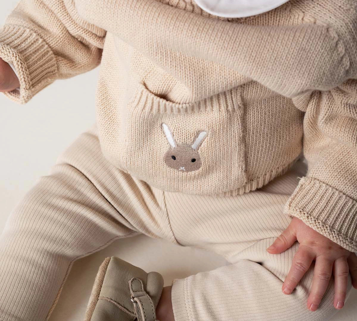 Donsje | Sweater Loeke Bunny - Macaroon
