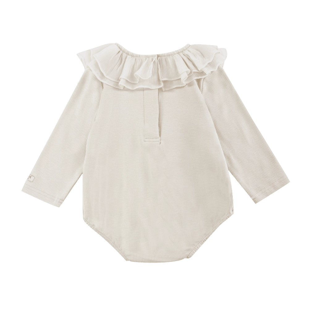 Donsje Fabien bodysuit in Birch, back view