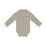 Donsje Finnian Bears bodysuit in Dusty Green, back view