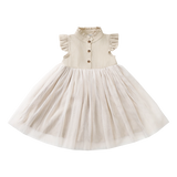 Donsje | Fleurance Dress - Soft Sand