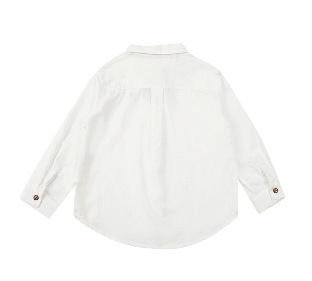 Donsje Chee shirt in Crispy White, back view